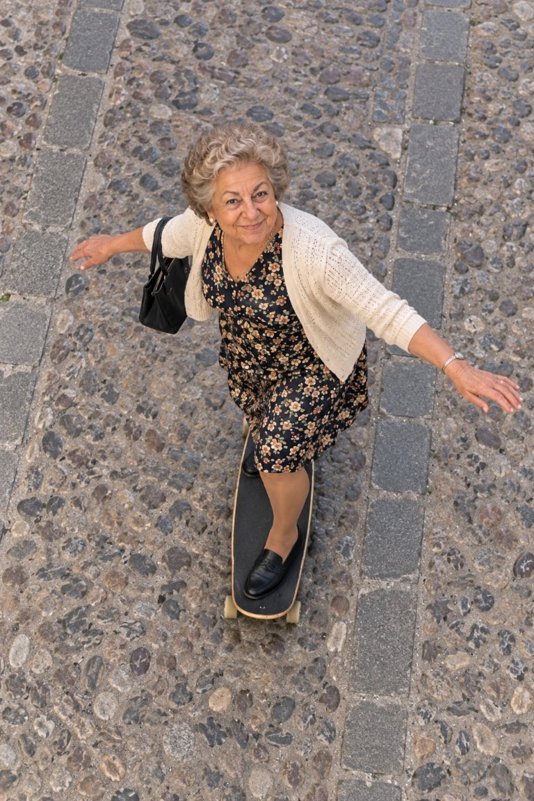 La abuela con /topdown