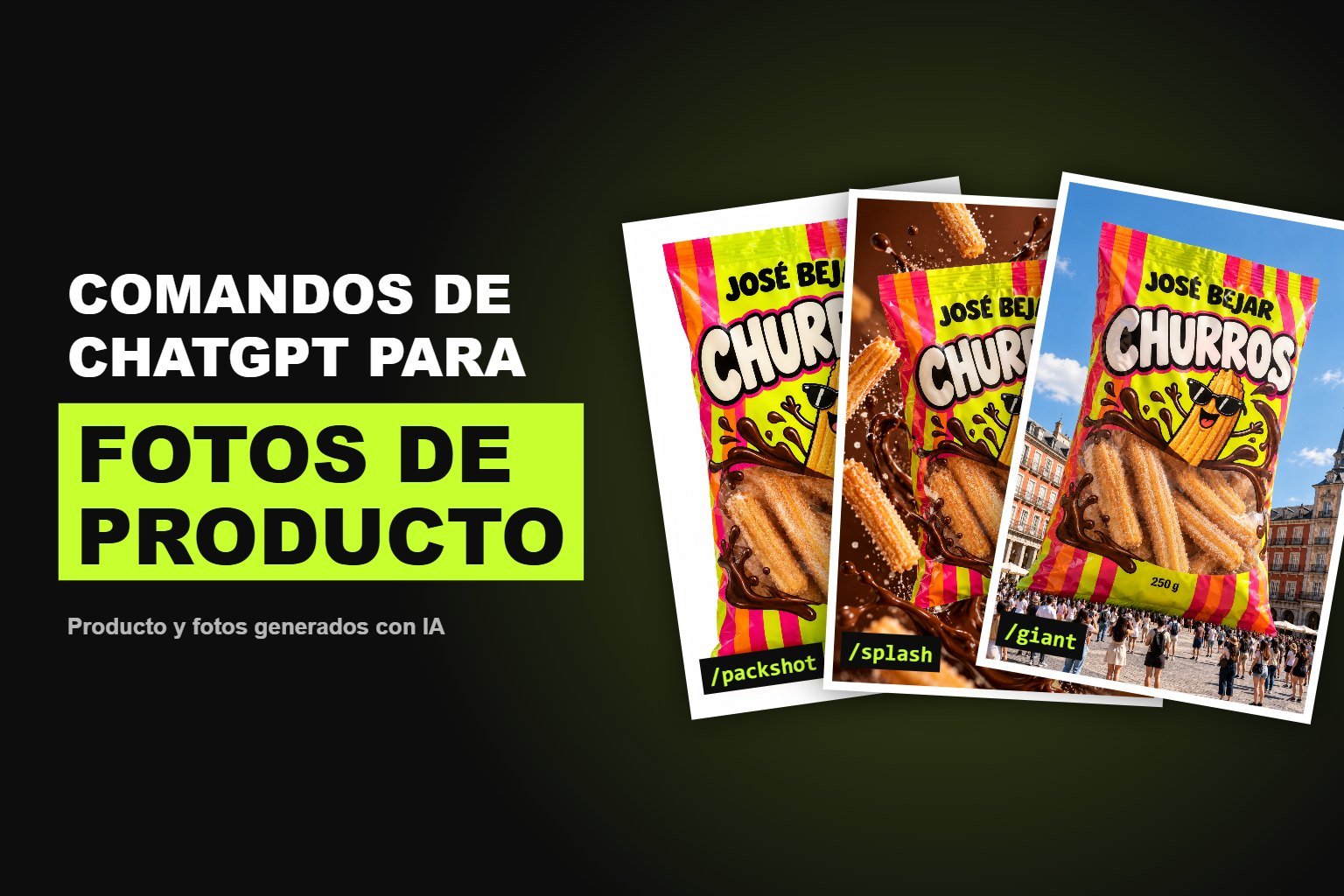 Comandos de ChatGPT para fotos de producto: de una foto de móvil a un anuncio