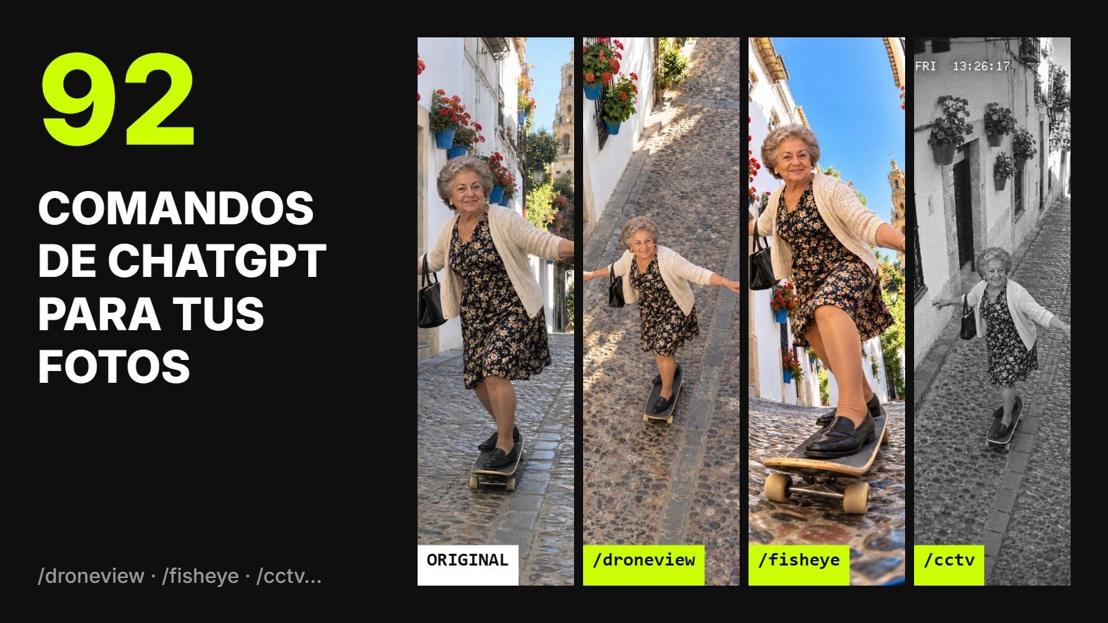 Comandos de ChatGPT para imágenes: 117 atajos para transformar tus fotos